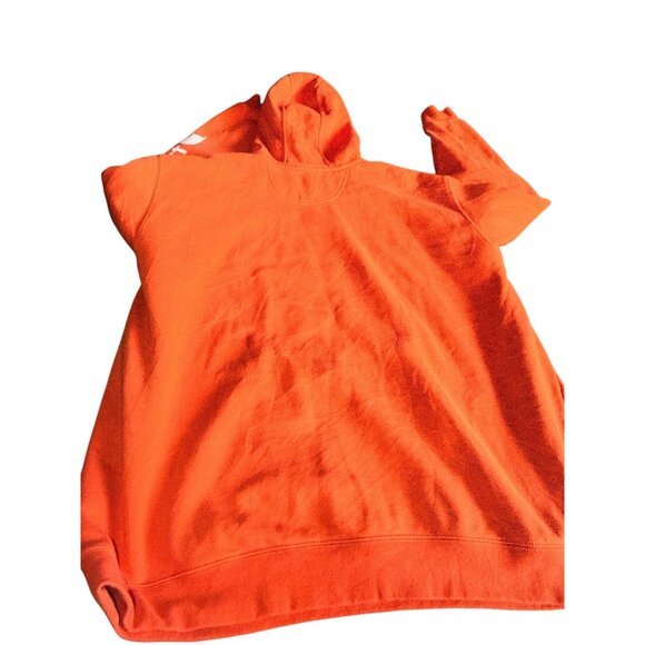 preloved Carhartt Mens Orange Pullover Hoodie Sweatshirt 3XL Regular Fit Cotton - Picture 9 of 10